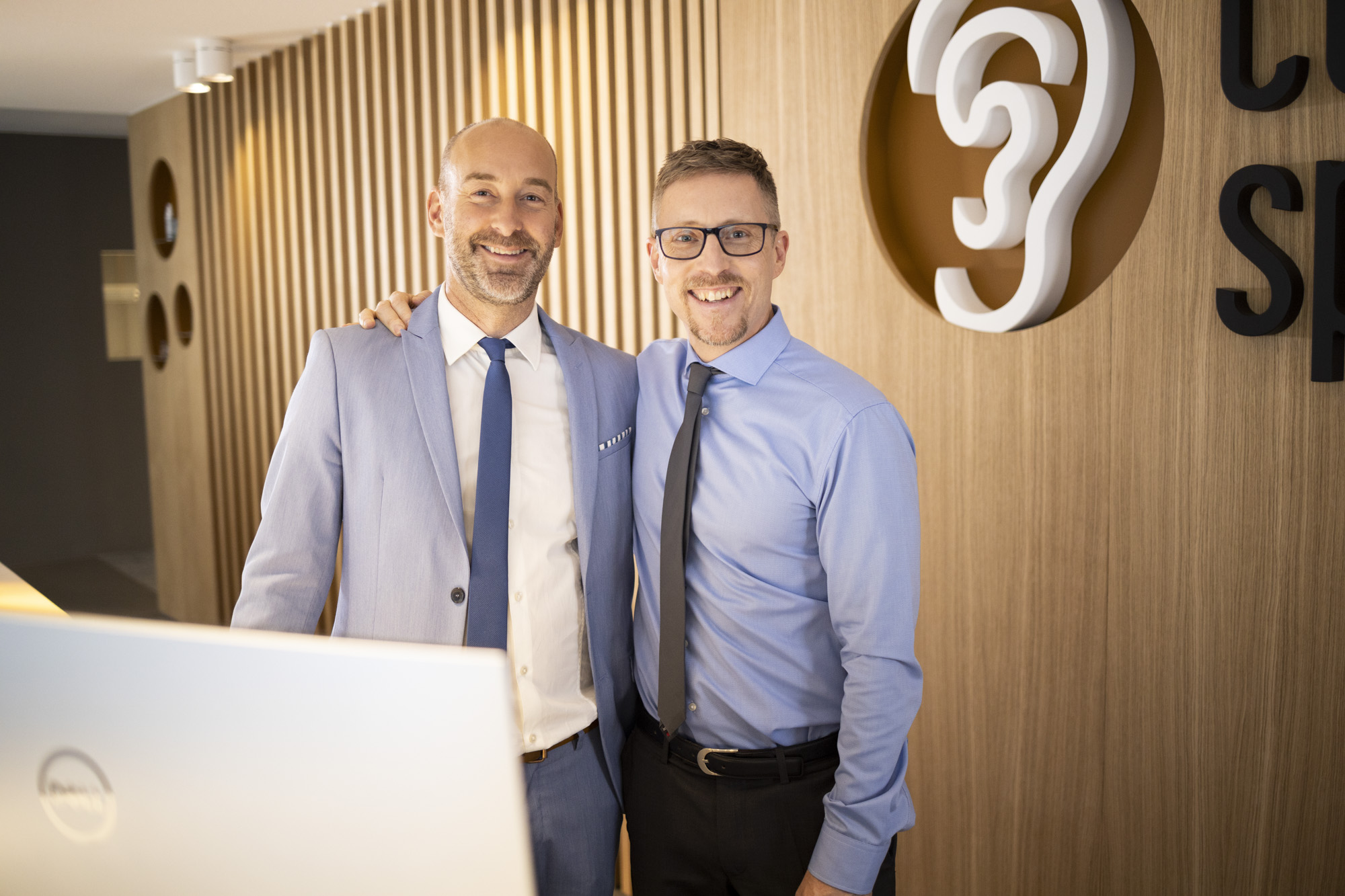 Georg Collofong & Andreas Speckert am Tresen