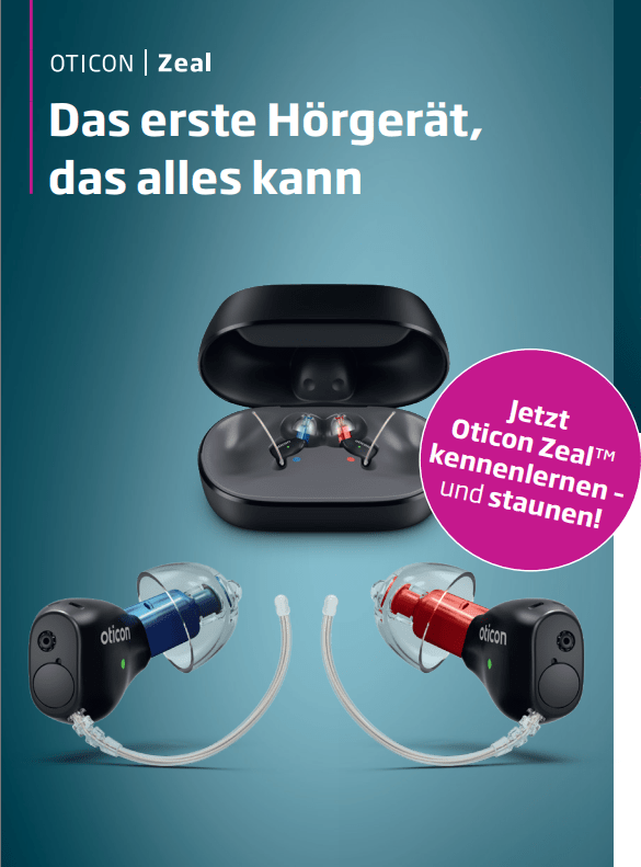 Oticon Zeal mit Charger